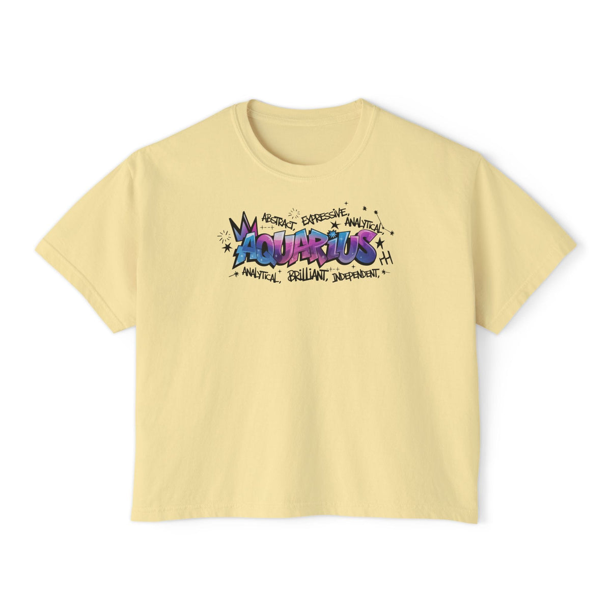 Aquarius Street Art Women's Boxy Tee