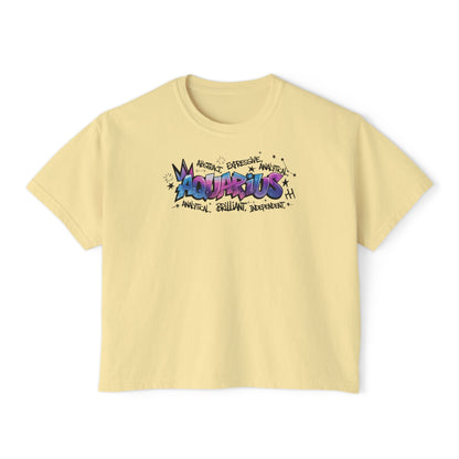 Aquarius Street Art Women's Boxy Tee