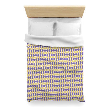 Violet & Sun Harlequin Microfiber Duvet Cover