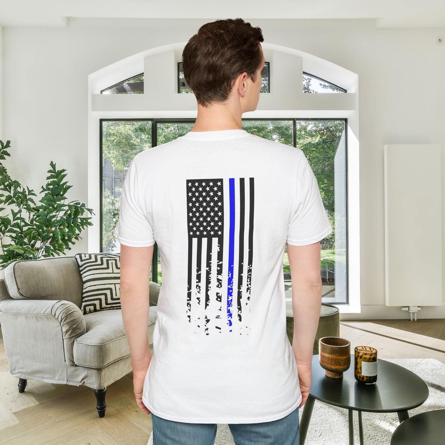 Back The Blue Adult T-shirt