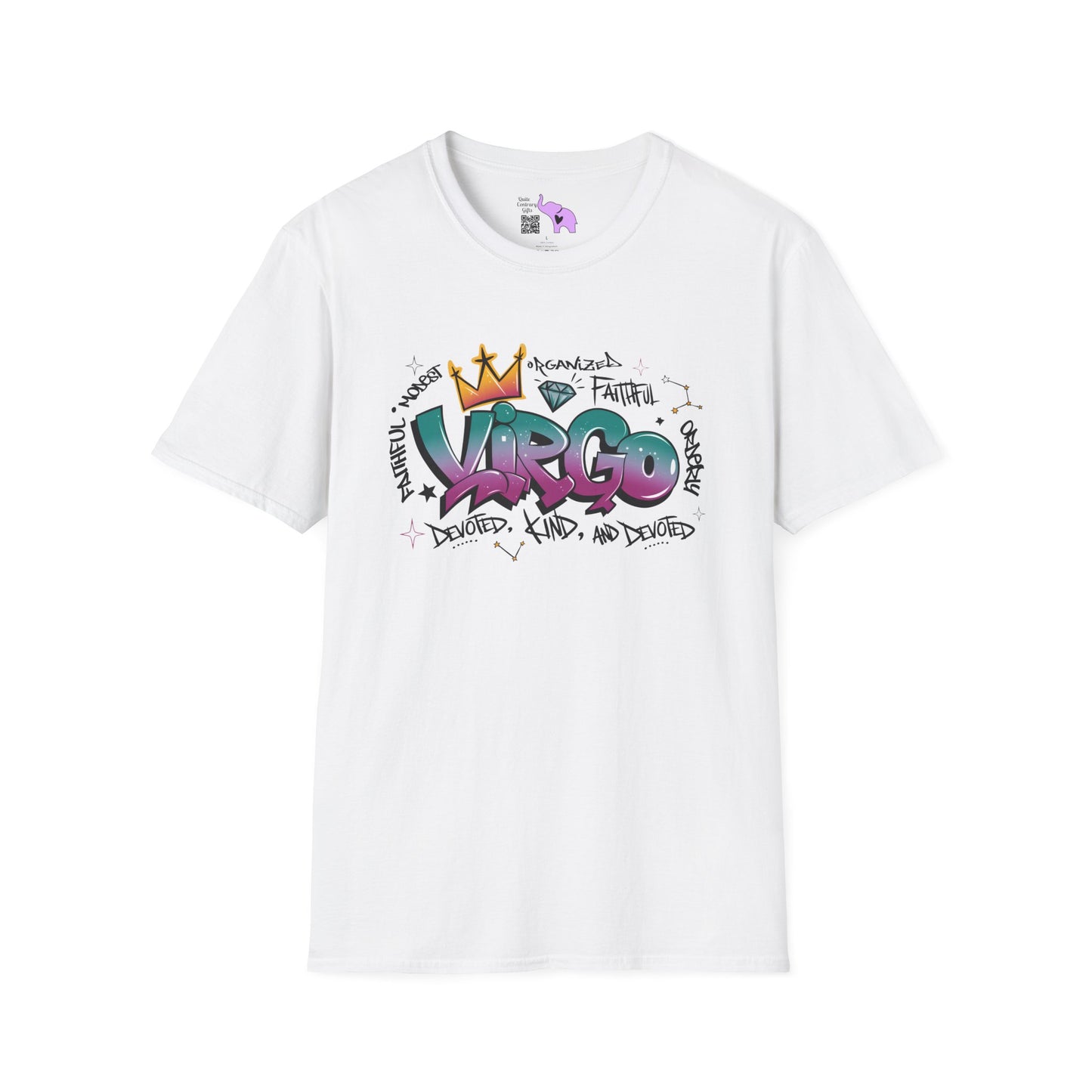 Virgo Street Art Adult T-shirt