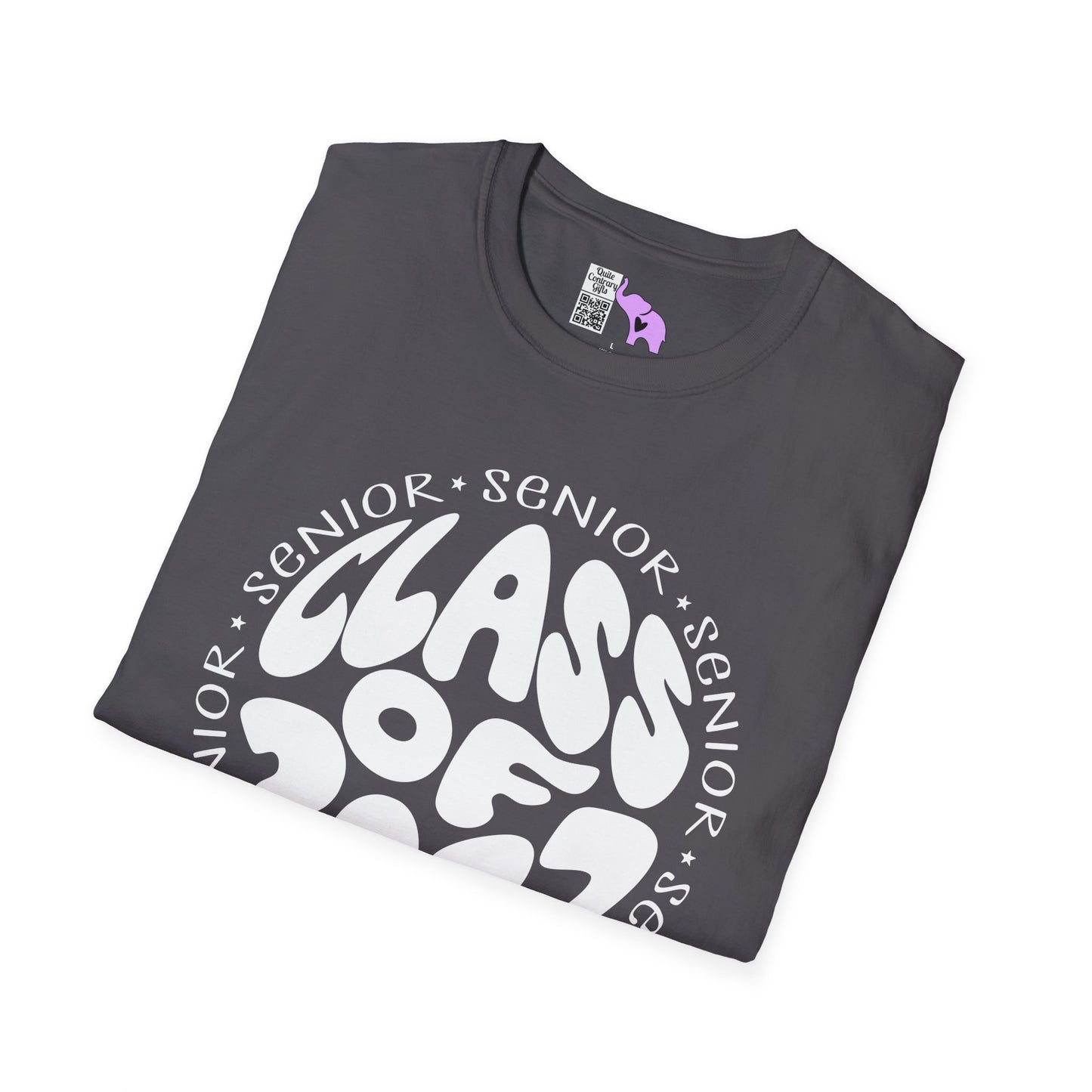 Round Senior Class of 2027 Adult T-shirt