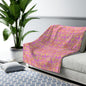 Sunset Sorbet Camo Fleece Blanket