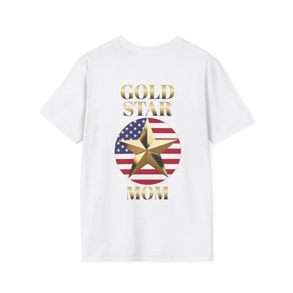 Gold Star Mom Forever Proud Adult T-shirt