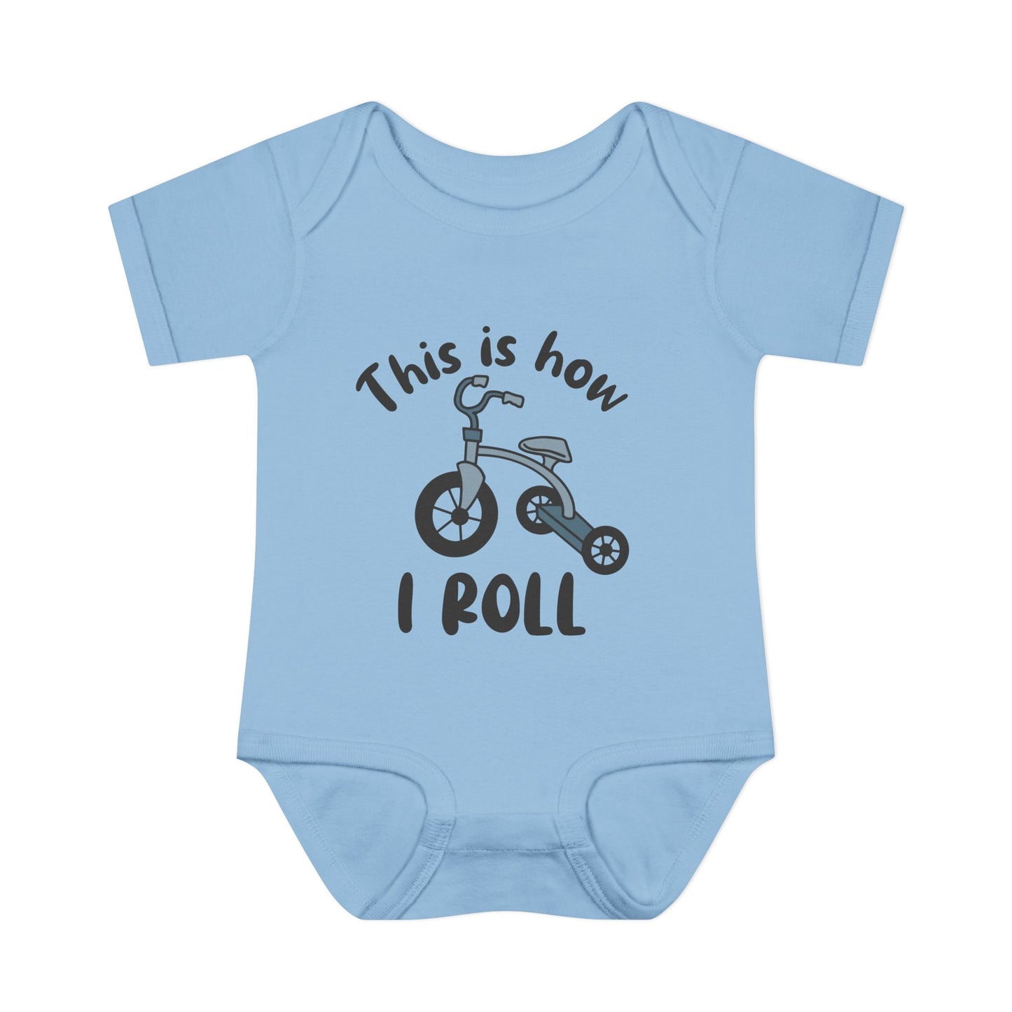 This is How I Roll (Tricycle) Baby Rib Bodysuit