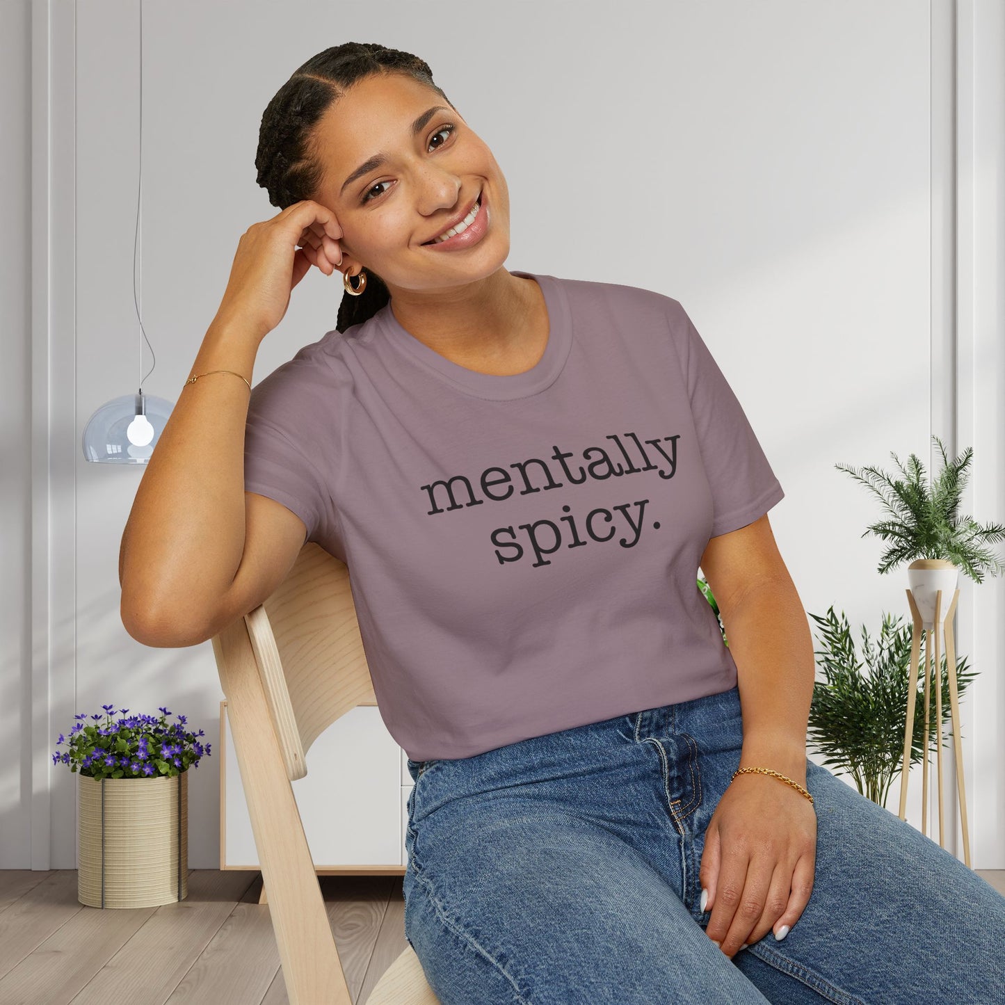 Mentally Spicy Adult T-shirt