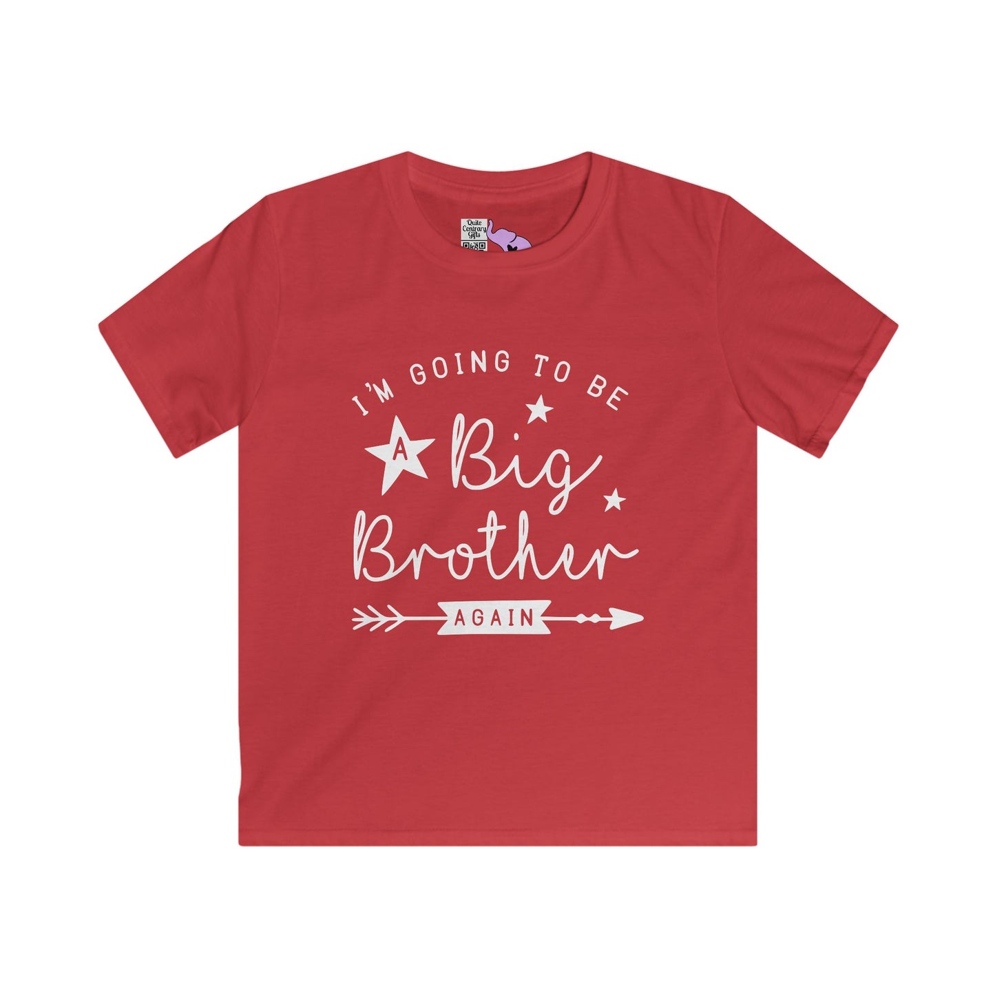 I'm Going To Be A Big Brother Again Youth Softstyle Tee
