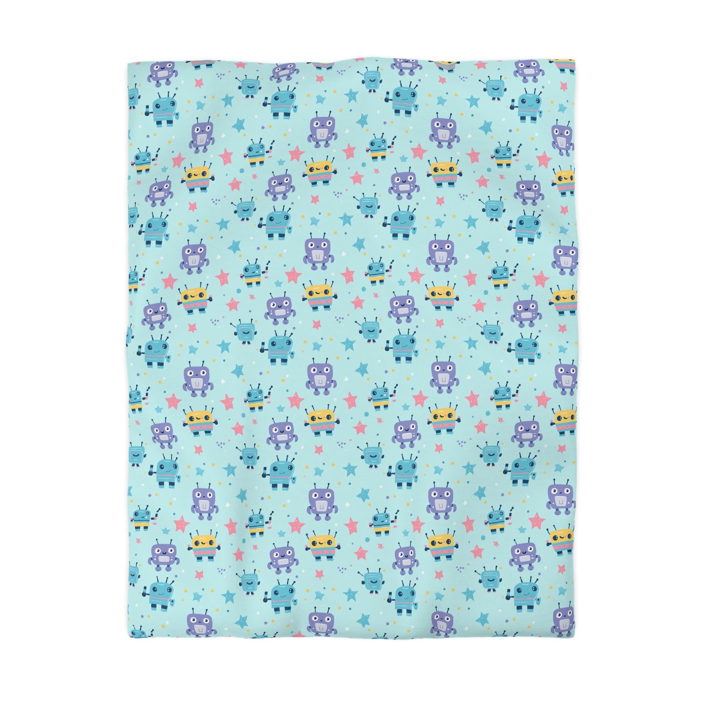 Robo Galaxy Giggles Microfiber Duvet Cover