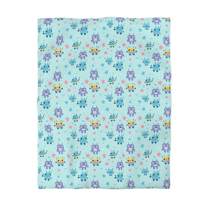 Robo Galaxy Giggles Microfiber Duvet Cover