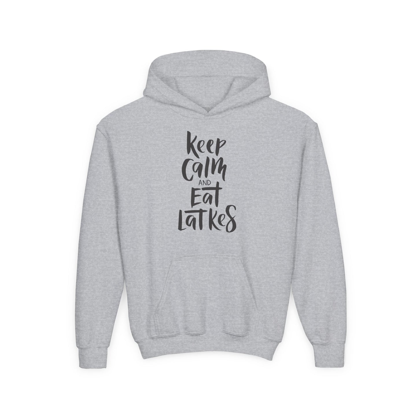 Keep Calm & Eat Latkes Youth Hoodie