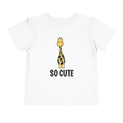 So Cute (Giraffe) Toddler Tee