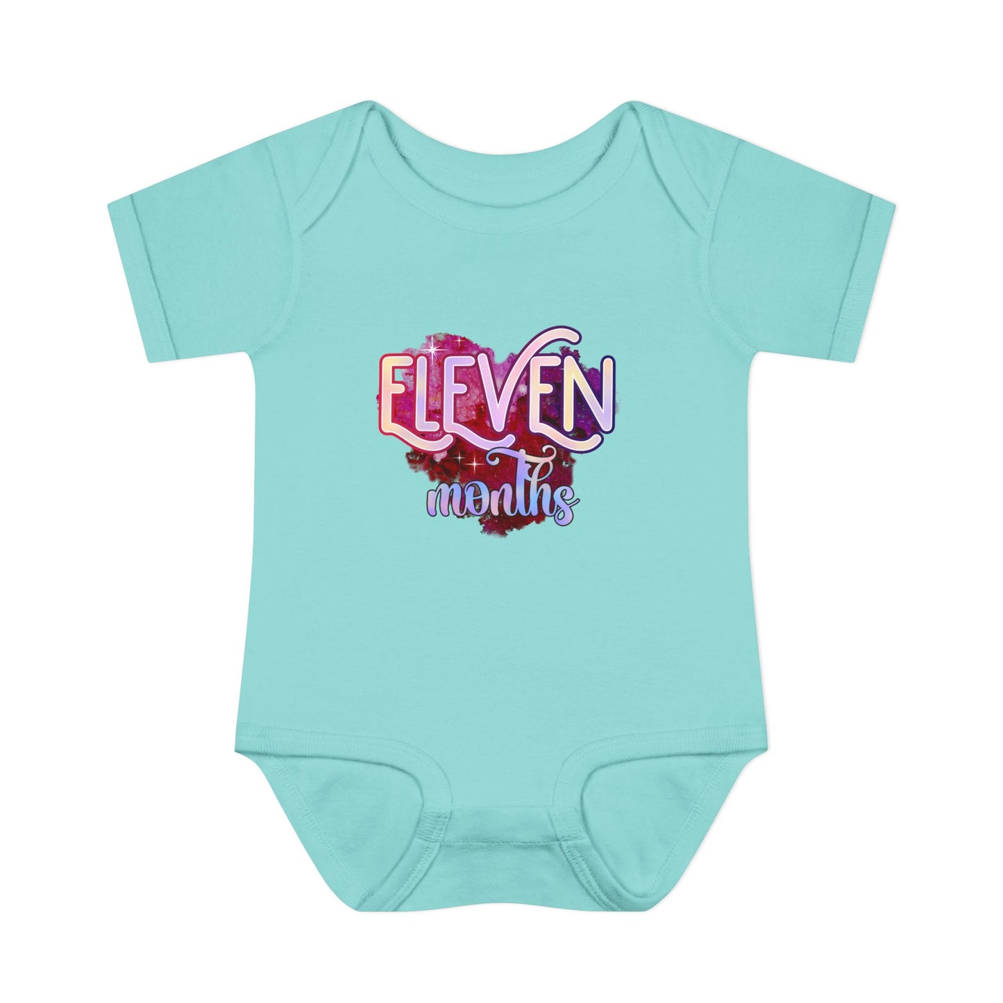 Stardust Baby Milestone Bodysuit-Eleven Months