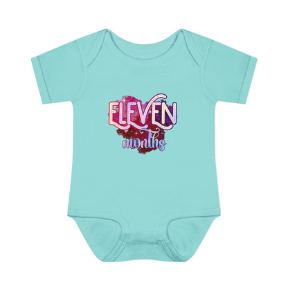 Stardust Baby Milestone Bodysuit-Eleven Months