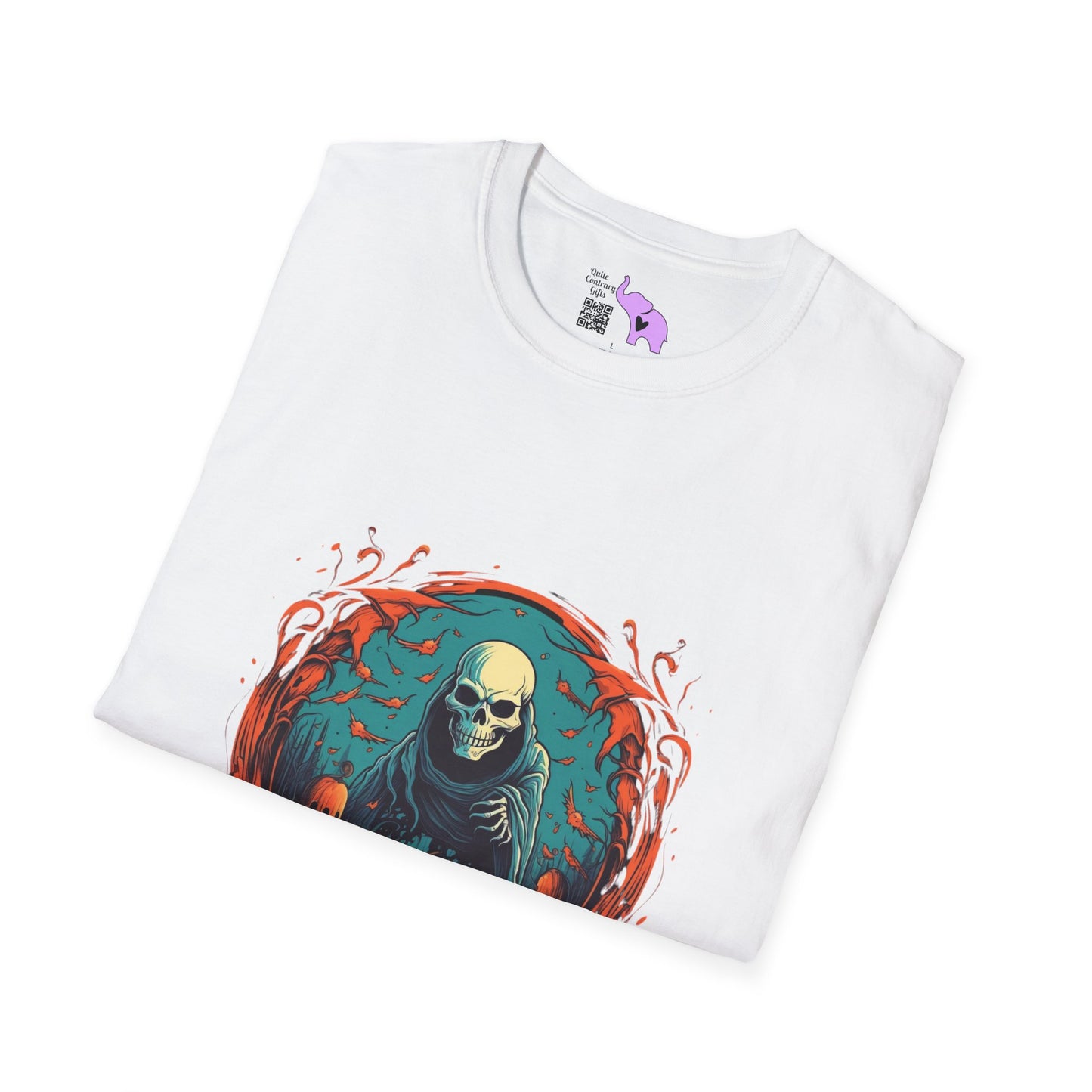 Creepy Ghost 3 Adult T-shirt