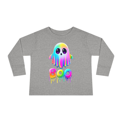 Neon Ghostly Monster Toddler Long Sleeve Tee