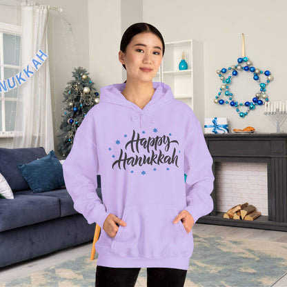 Happy Hanukkah 3 Adult Heavy Blend™ Hooded Sweatshirt