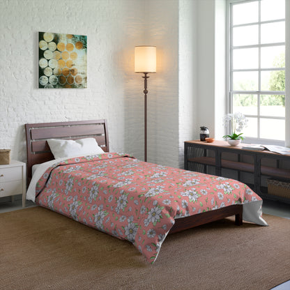 Jasmine Blush Garden Comforter