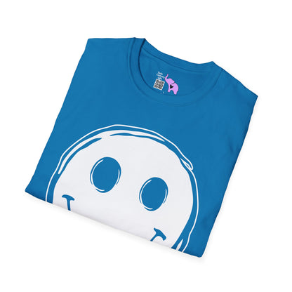 Melty Smiley Face Adult T-shirt