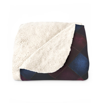 Velvet Patchwork Print Basic Bedding Set