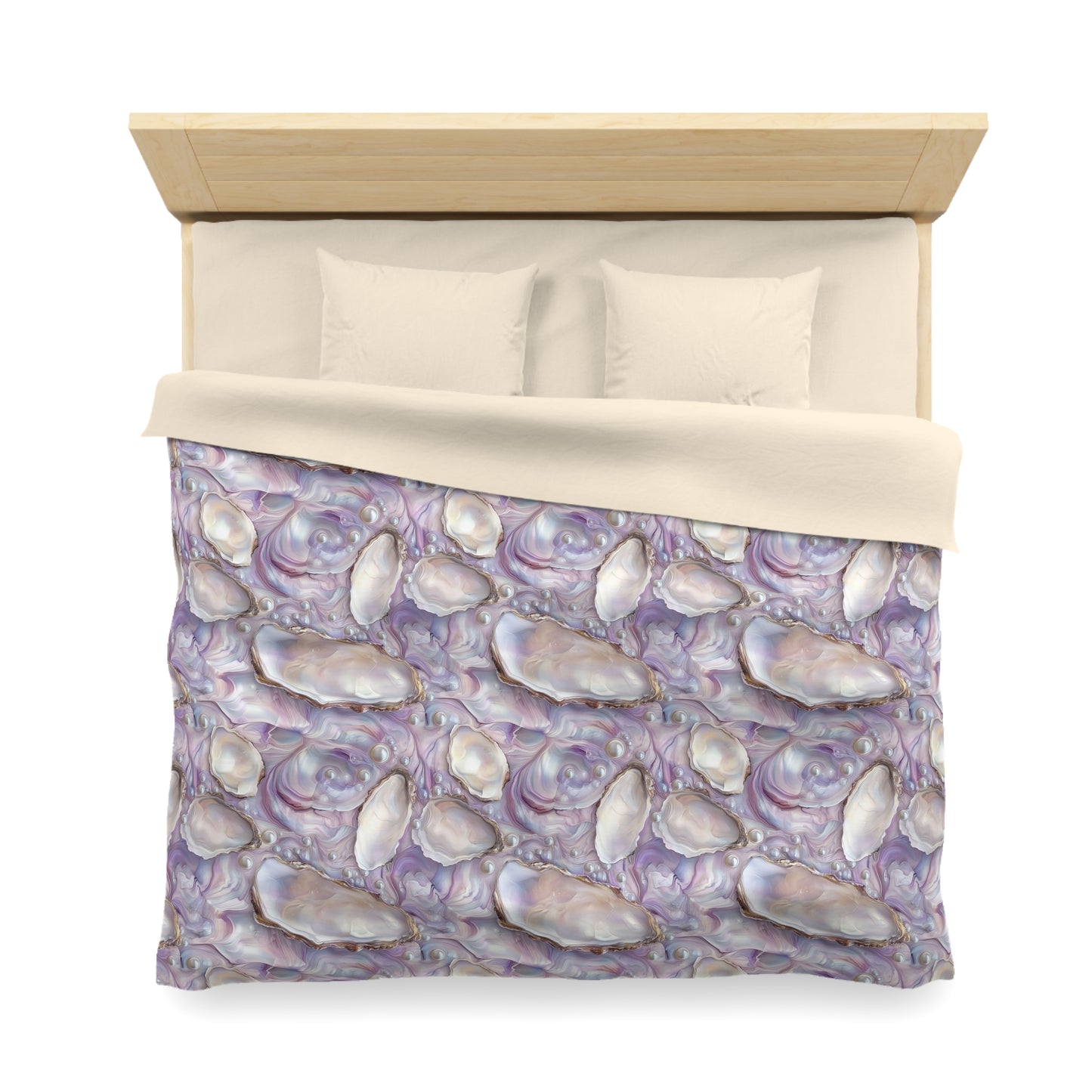 Purple Opalescent Dreams Microfiber Duvet Cover