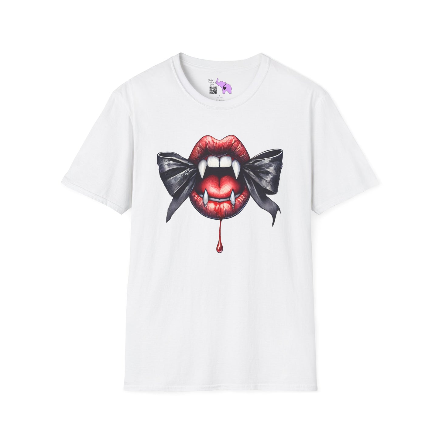 Vampire Mouth Adult T-shirt