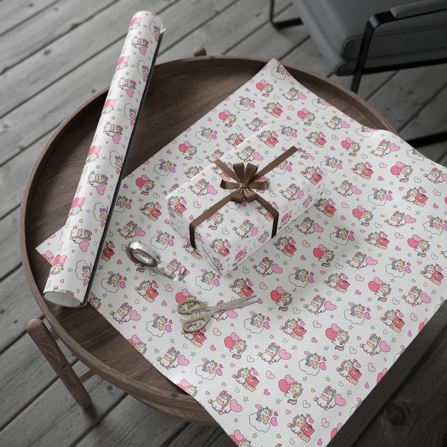 Unicorns of Love Wrapping Paper