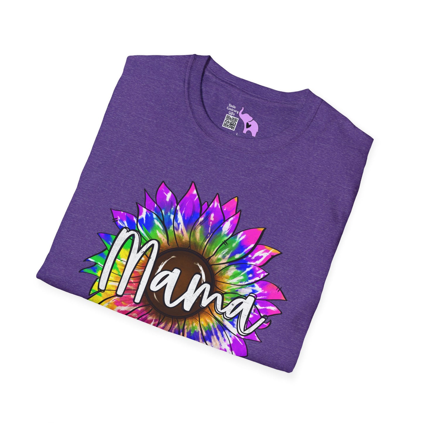 Mama Colorful Sunflower Adult T-shirt
