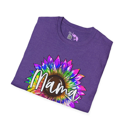 Mama Colorful Sunflower Adult T-shirt