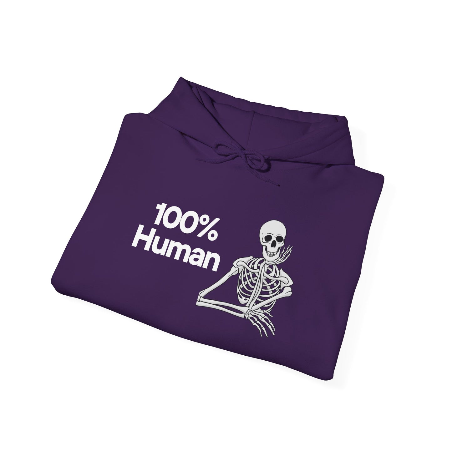 100% Human Skeleton Heavy Blend™ Hooded Sweatshirt