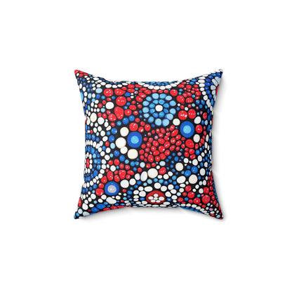 Patriot Pulse Throw Pillow