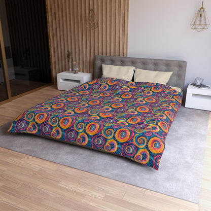 Rainbow Revolt Microfiber Duvet Cover