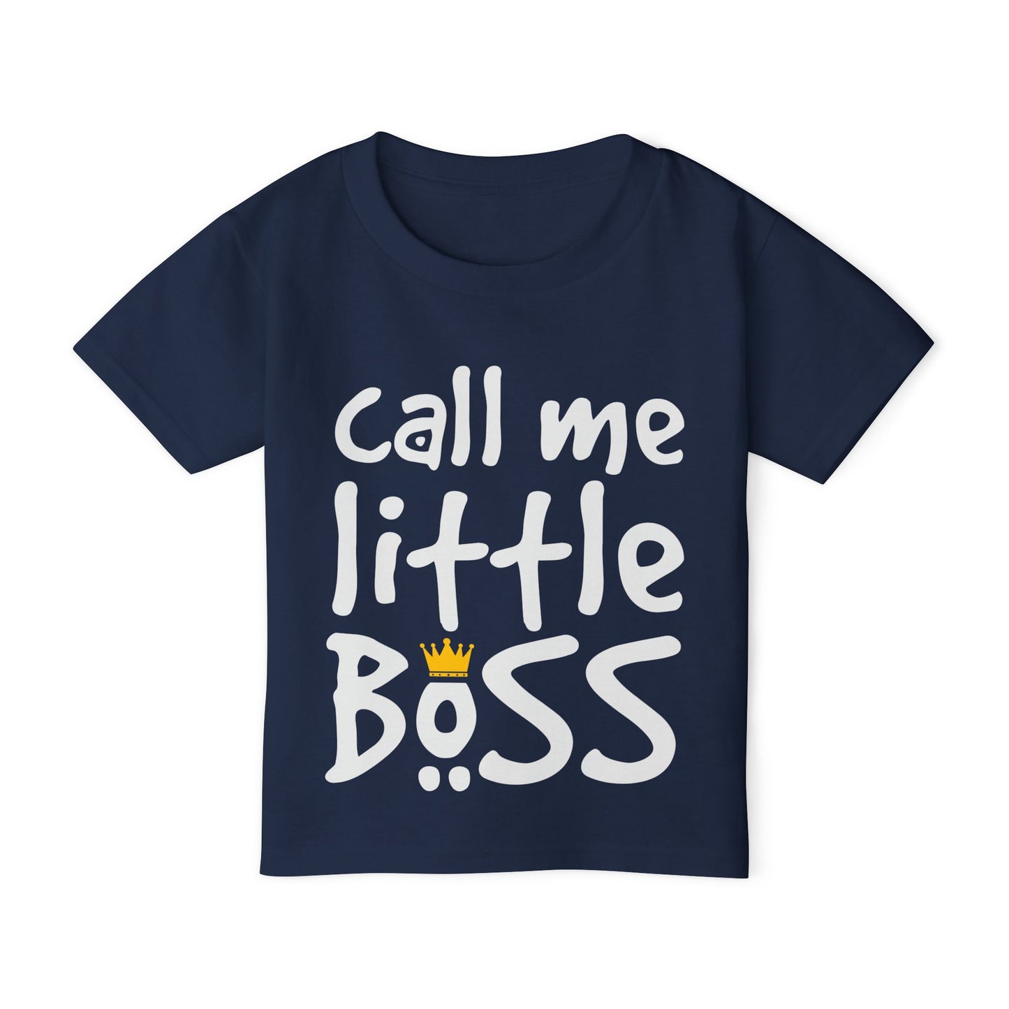 Call Me Little Boss Heavy Cotton™ Toddler T-shirt