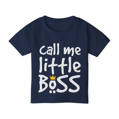Call Me Little Boss Heavy Cotton™ Toddler T-shirt