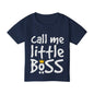 Call Me Little Boss Heavy Cotton™ Toddler T-shirt