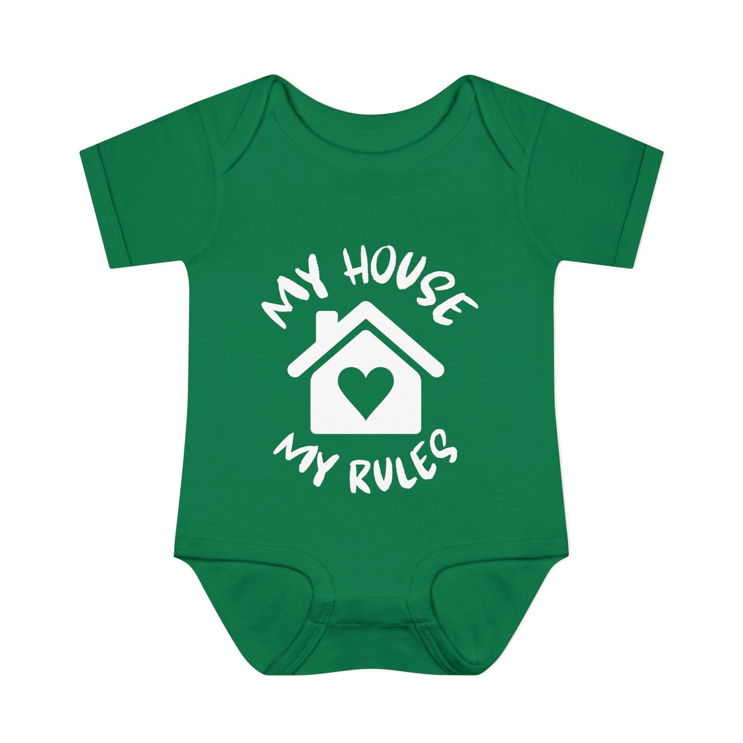 My House My Rules Infant Baby Rib Bodysuit