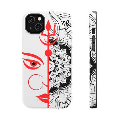Goddess Durga Mata w/Manala MagSafe® Compatible Tough Case for iPhone