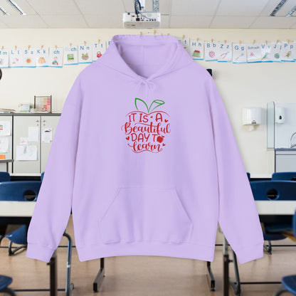 It's A Beautiful Day To Learn Heavy Blend™ Hooded Sweatshirt