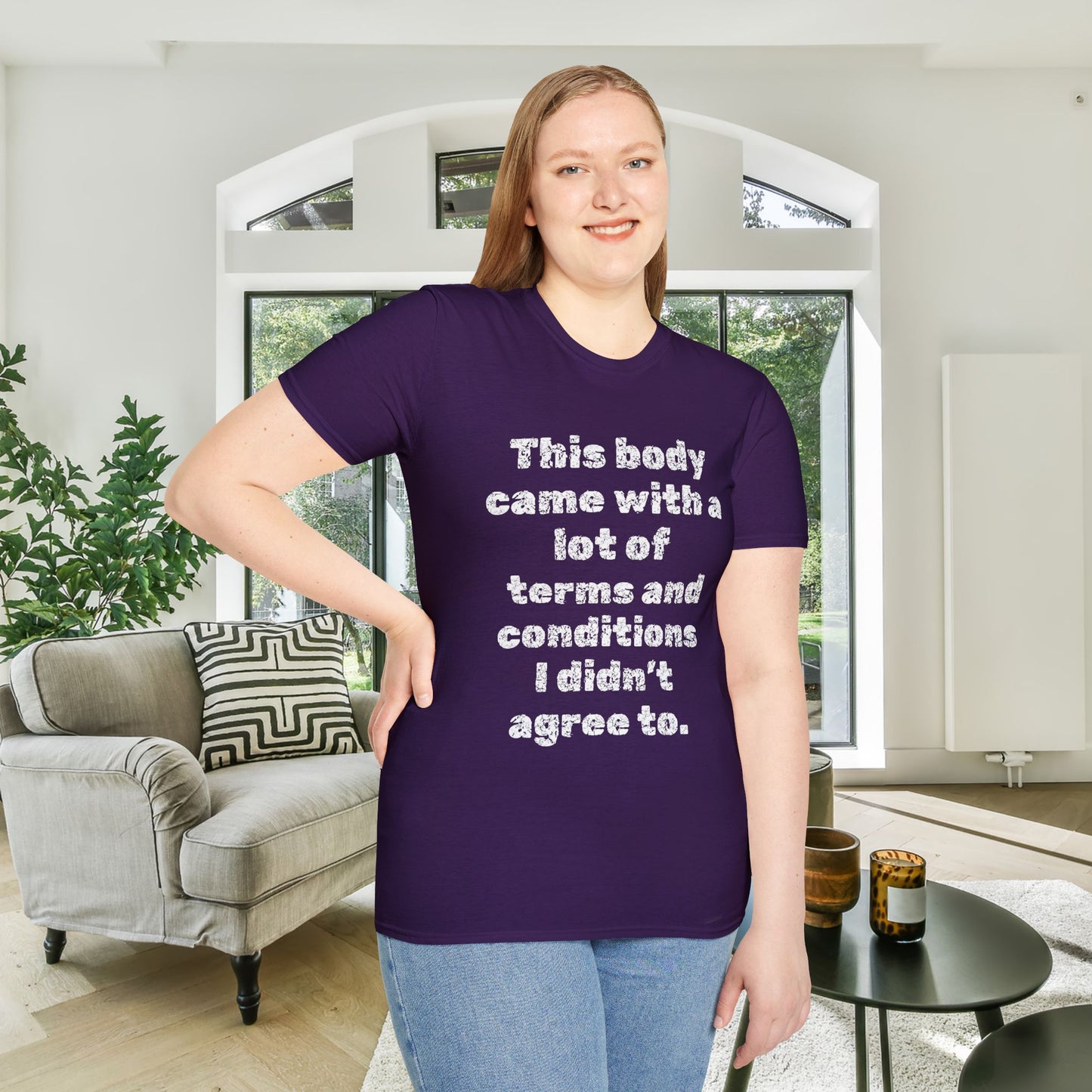 This Body Came With A Lot Of Terms And Conditions I Didn't Agree To Adult T-shirt