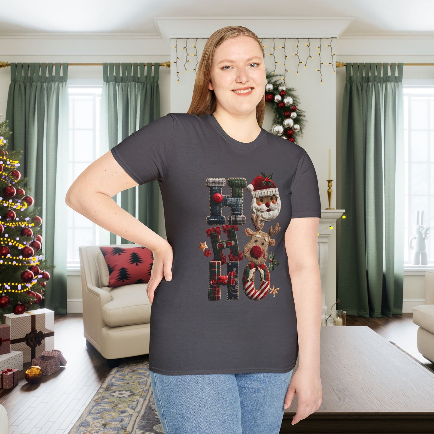 Ho Ho Ho Adult T-shirt