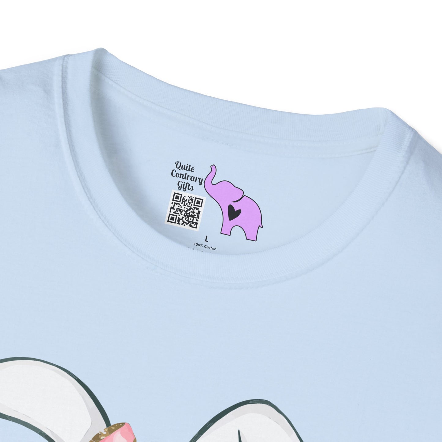 Happy Easter (Bunny Tail) Adult T-shirt