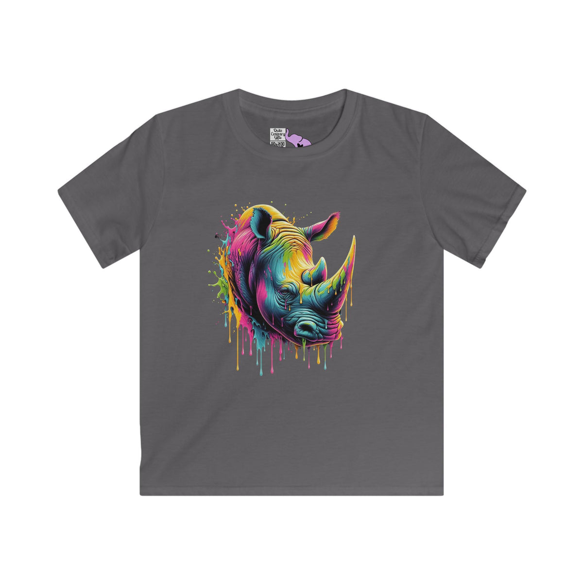Colorful Rhino Youth Softstyle Tee
