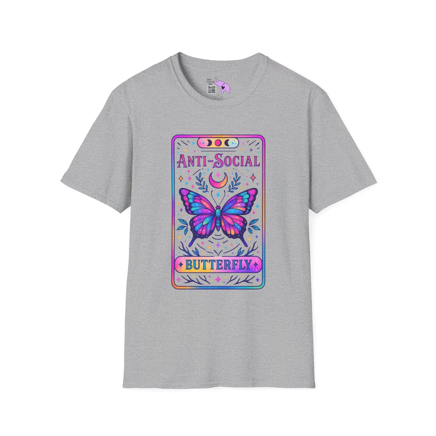 Antisocial Butterfly Adult T-shirt