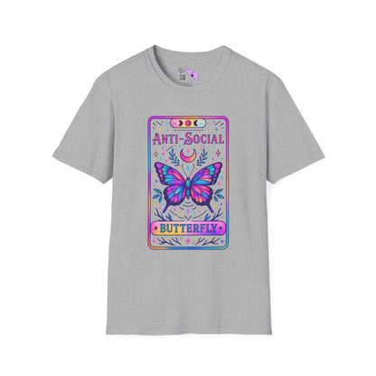 Antisocial Butterfly Adult T-shirt