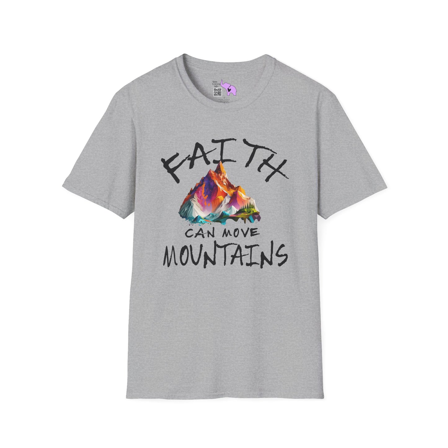 Faith Can Move Mountains Adult T-shirt