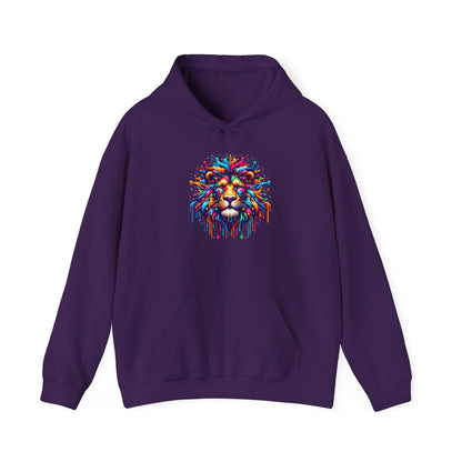 Colorful Lion Heavy Blend™ Hooded Sweatshirt