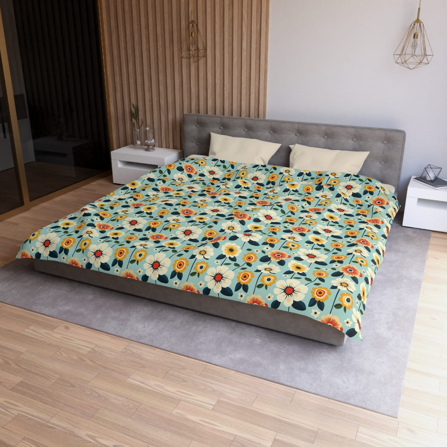 Joy Petals Microfiber Duvet Cover