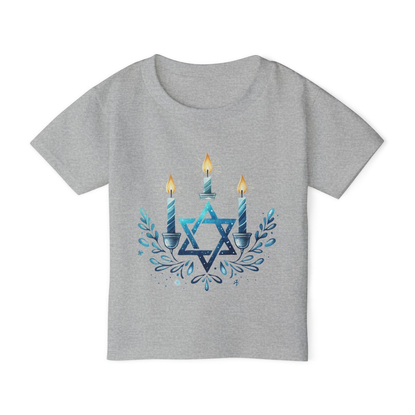 Star & Flame Hanukkah Heavy Cotton™ Toddler T-shirt