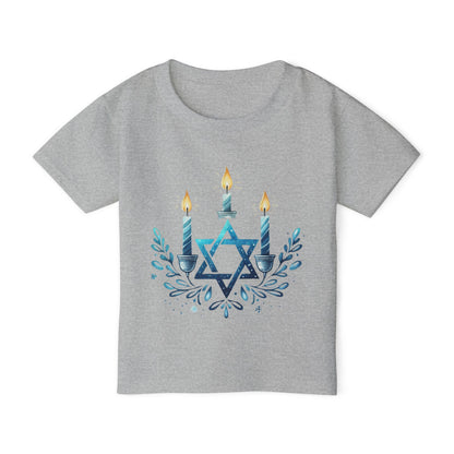 Star & Flame Hanukkah Heavy Cotton™ Toddler T-shirt