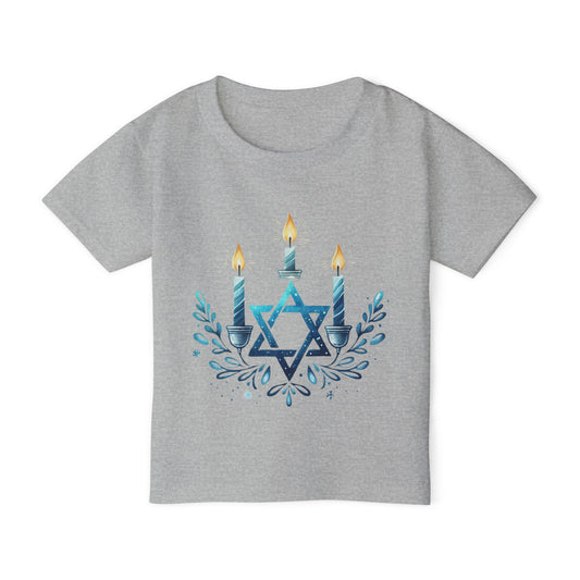 Star & Flame Hanukkah Heavy Cotton™ Toddler T-shirt