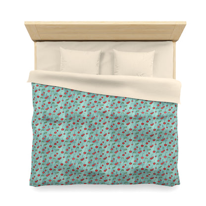 Cherry Jubilee Microfiber Duvet Cover
